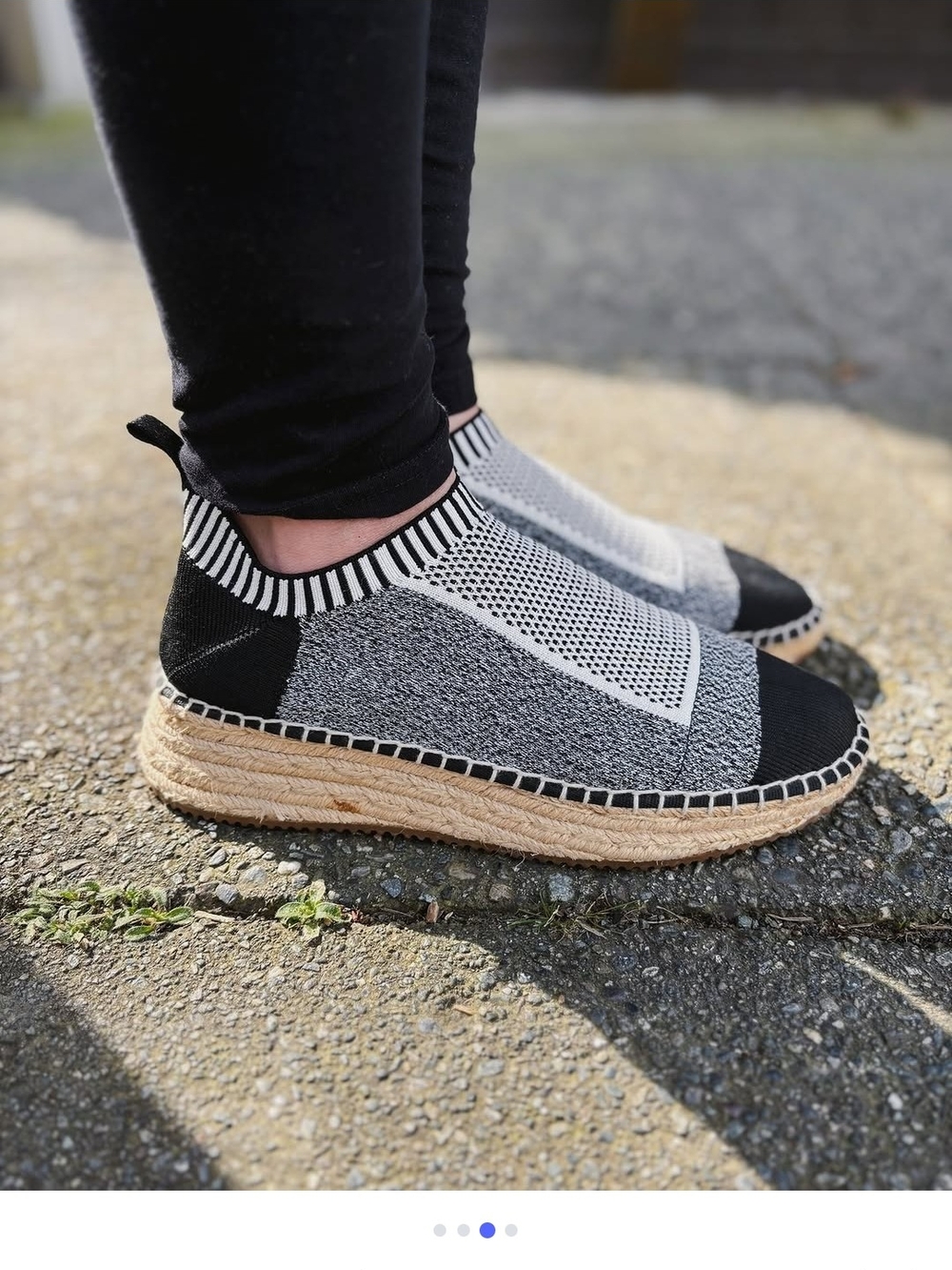 Alexander Wang Dylan Knit Espadrille Sneakers 8.5